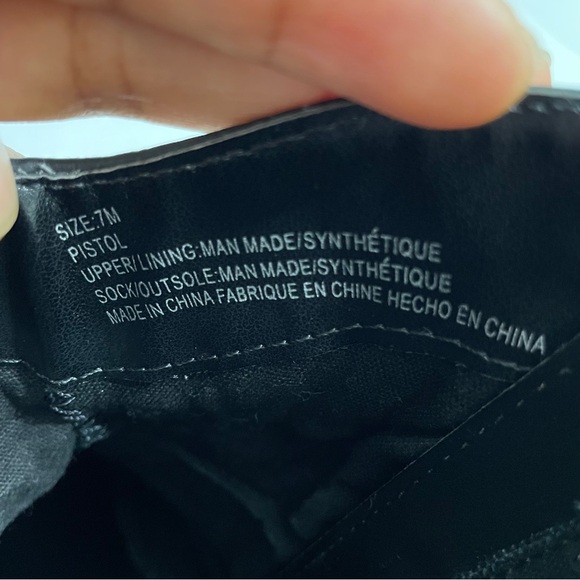 Coconuts By Matisse Pistol Zippered Cowboy Bootie Boots Womens 7 - Picture 13 of 14